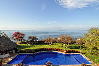 Stunning ocean views of Banderas Bay from the Casa